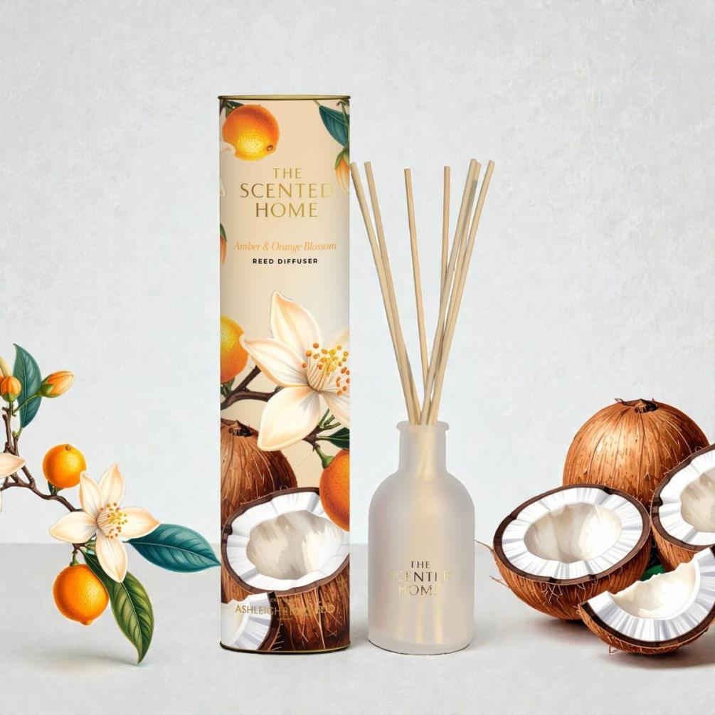 Ashleigh & Burwood Amber & Orange Blossom Reed Diffuser Extra Image 1